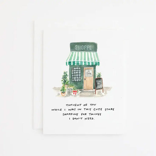 Cute Shop Greeting Card - Lockwood Shop - Party Sally