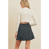 Dainty Falling Floral Mini Skirt in Black/ Multi - Lockwood Shop - Dress Forum