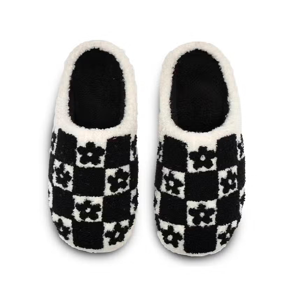 Daisy Checker Slippers - Lockwood Shop - Living Royal