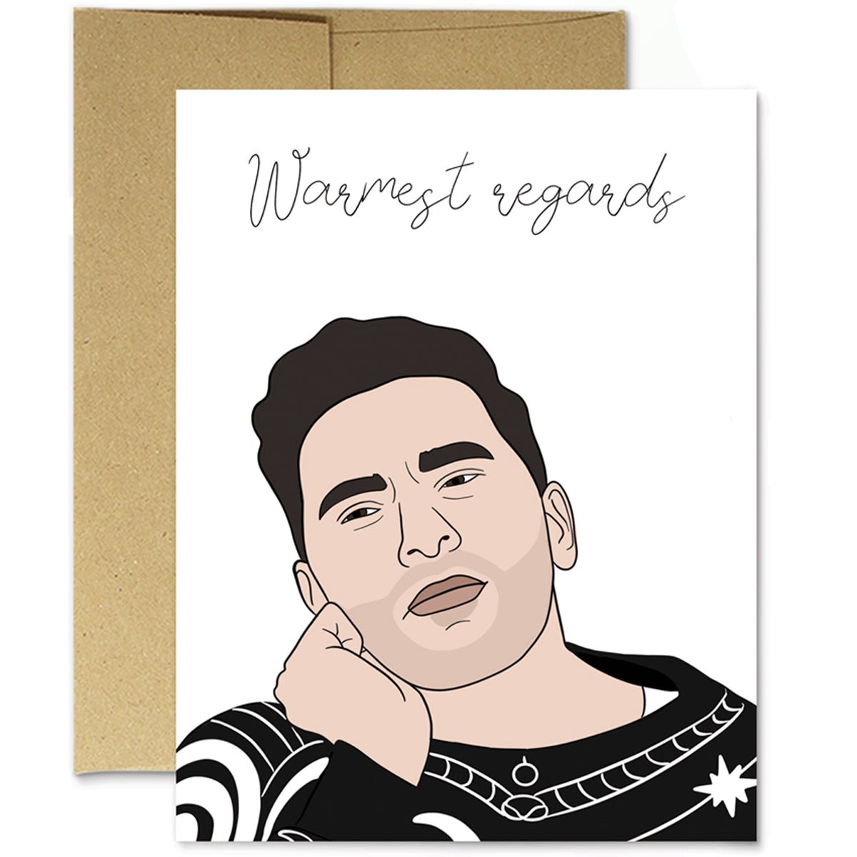 David Rose Regards Greeting Card - Lockwood Shop - Party Mountain Paper