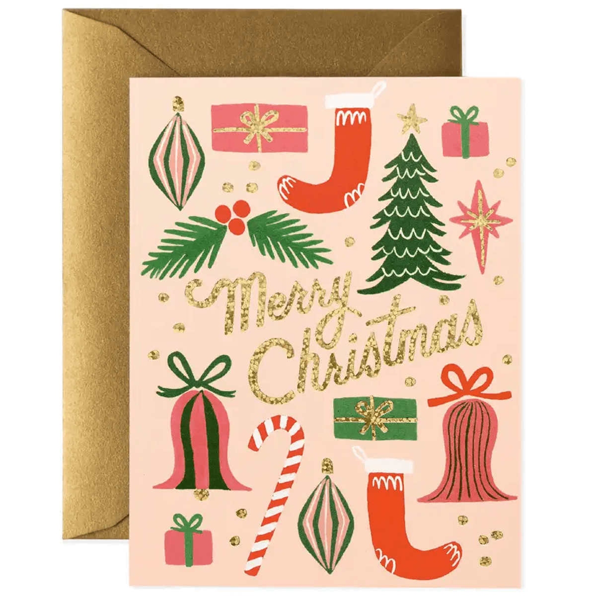 Deck the Halls Greeting Card - Lockwood Shop - Rifle