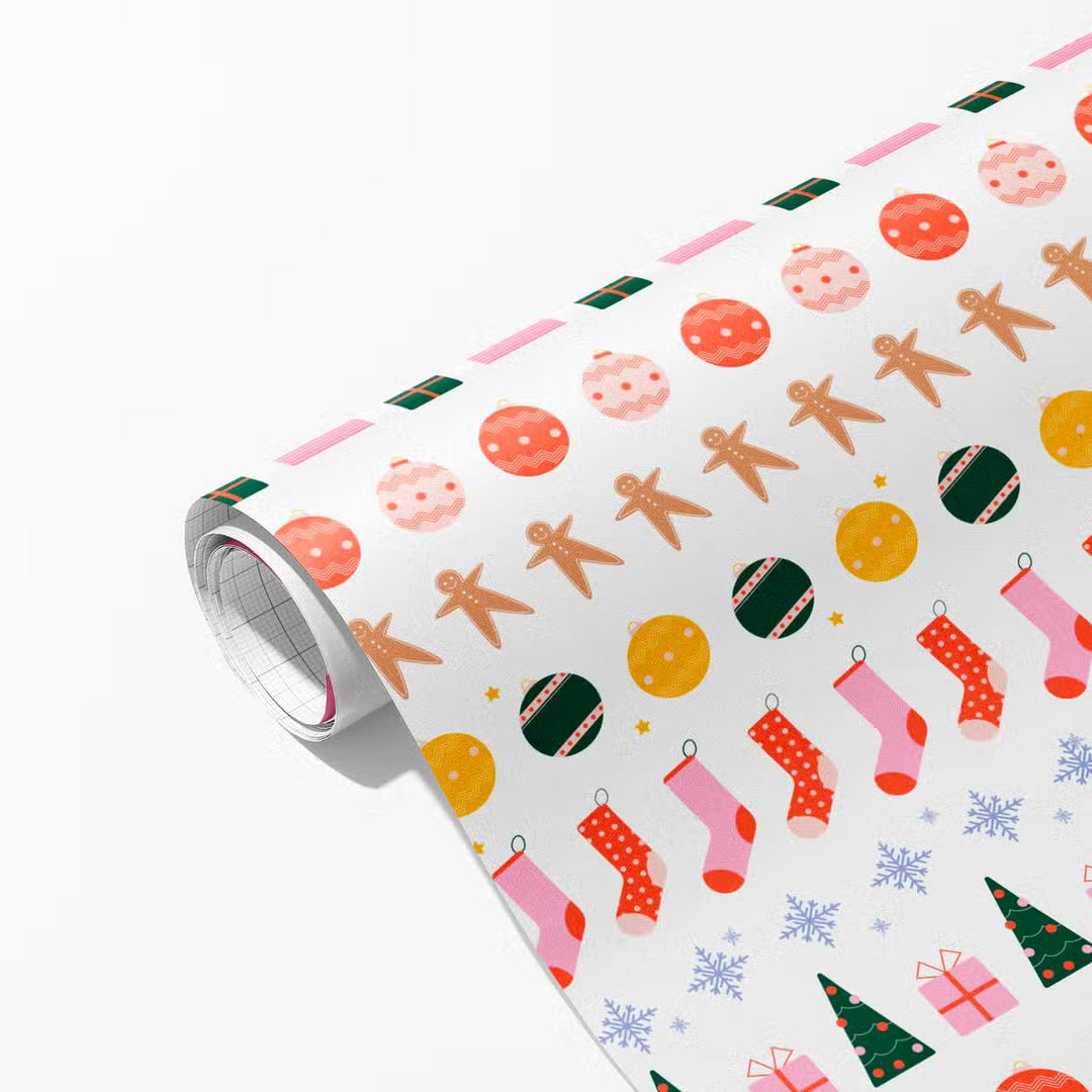 Deck the Halls Wrap Sheet - Lockwood Shop - Spaghetti &amp; Meatballs
