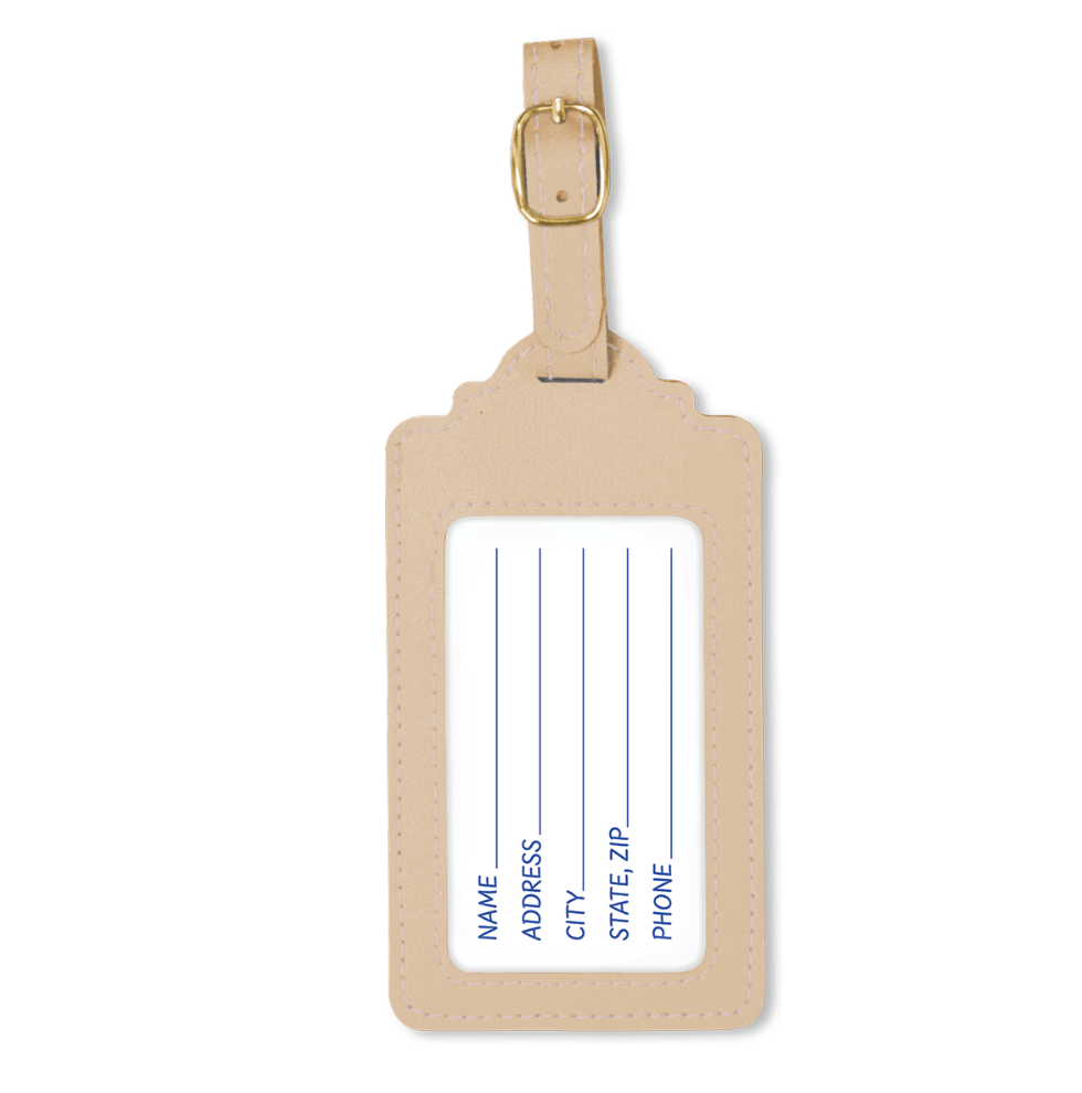 Destinations Linework Luggage Tag - Lockwood Shop - Punch Studio