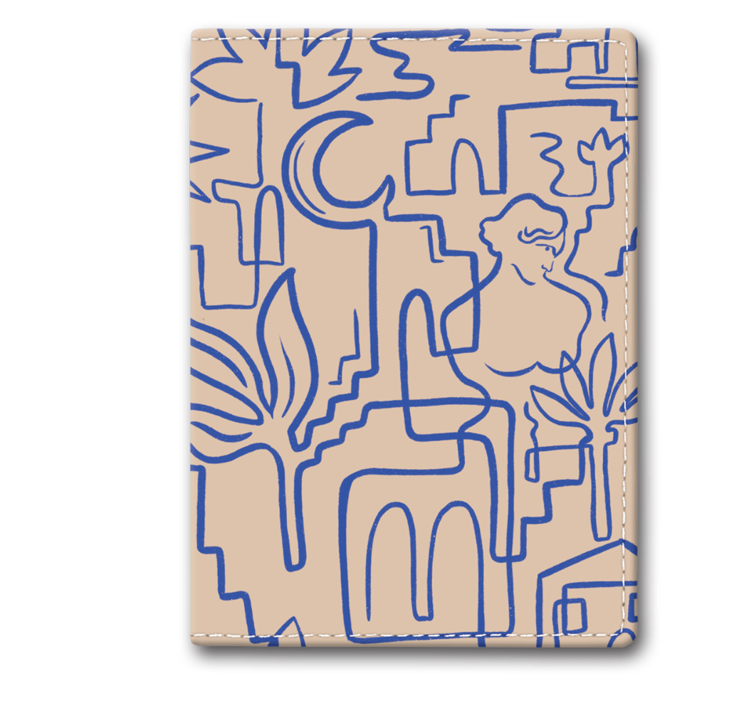 Destinations Linework Passport Cover - Lockwood Shop - Punch Studio