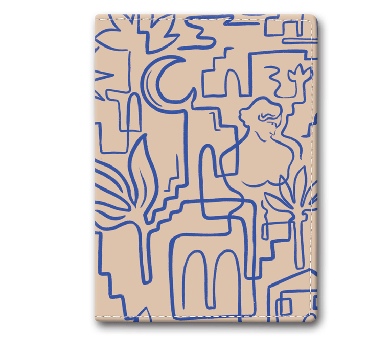 Destinations Linework Passport Cover - Lockwood Shop - Punch Studio