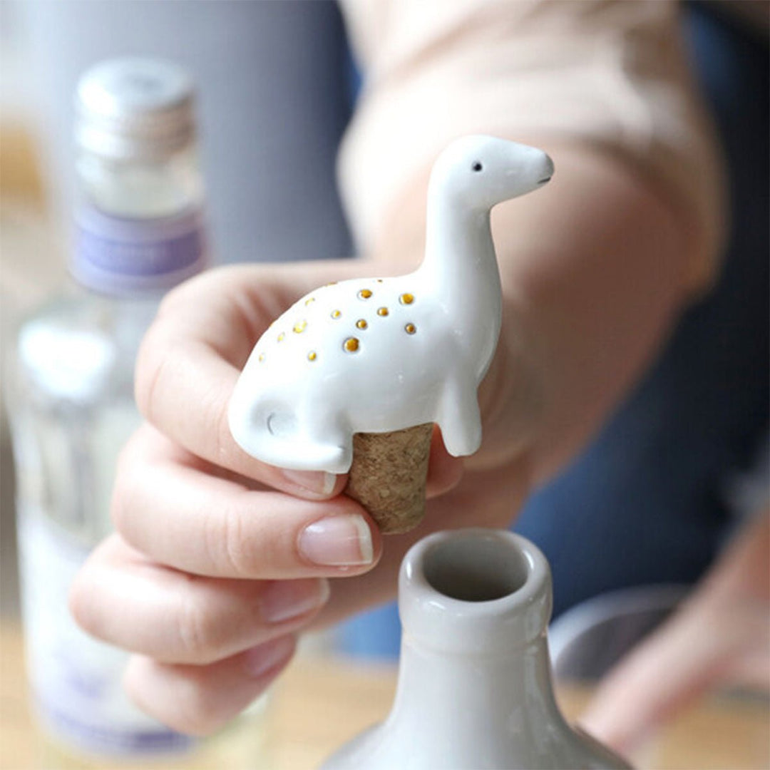 Diplodocus Dinosaur Bottle Stopper - Lockwood Shop - Lisa Angel