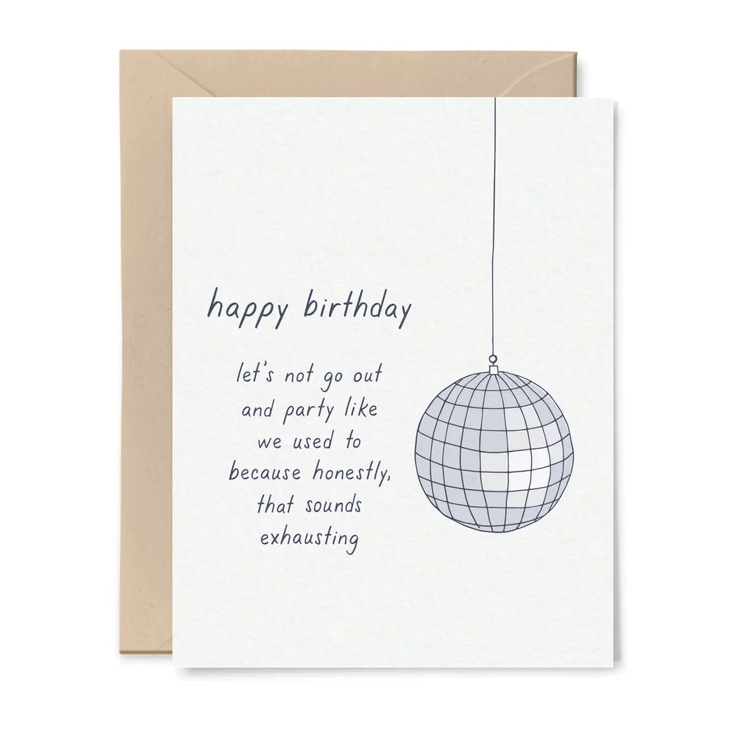 Discoball Birthday Card - Lockwood Shop - Little Goat Paper Co