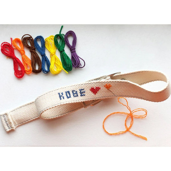 DIY Cross Stitch Dog Collar - Lockwood Shop - Kikkerland
