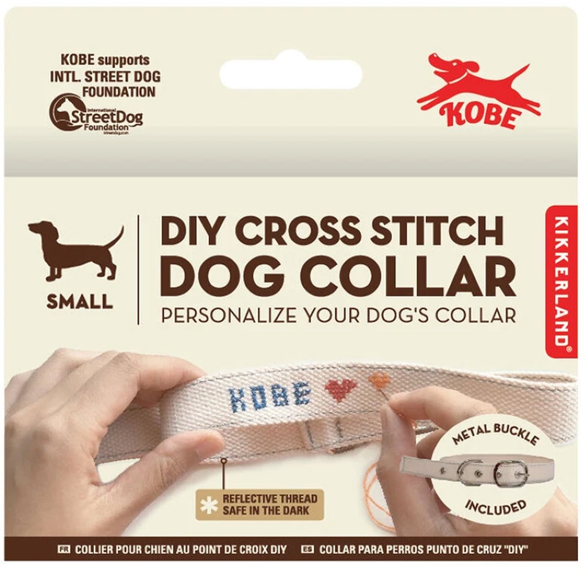 DIY Cross Stitch Dog Collar - Lockwood Shop - Kikkerland