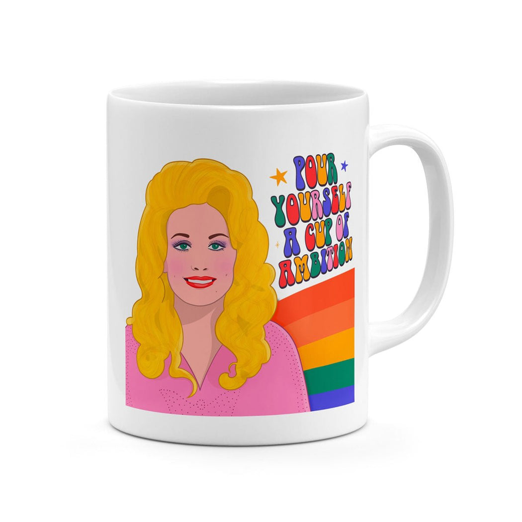 Dolly A Cup of Ambition Ceramic Mug - Lockwood Shop - Five15 Creative