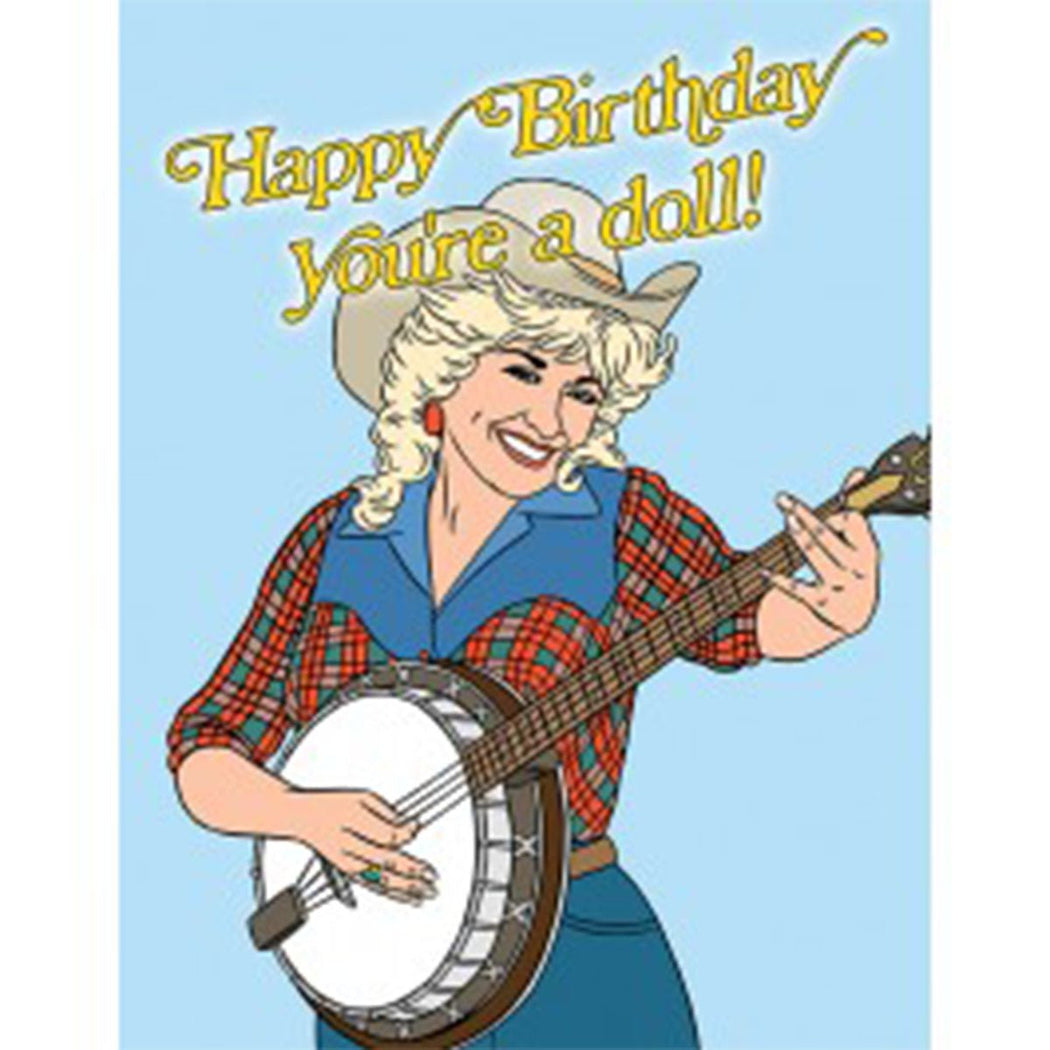 Dolly You're a Doll Birthday Card - Lockwood Shop - The Found