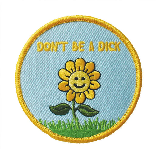 Don't Be a Dick Flower Patch - Lockwood Shop - Retrograde Supply Co.
