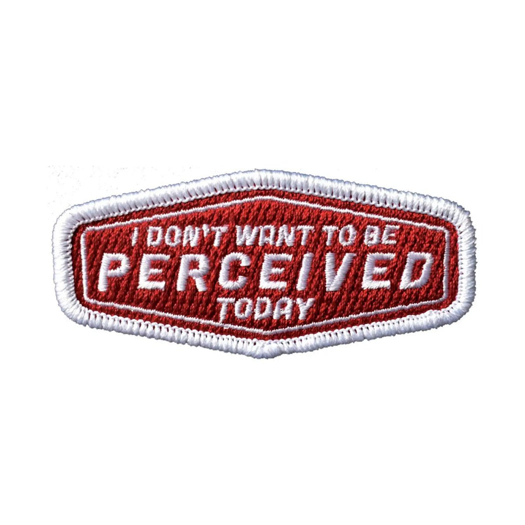 Don't Want to Be Perceived Patch - Lockwood Shop - Retrograde Supply Co.