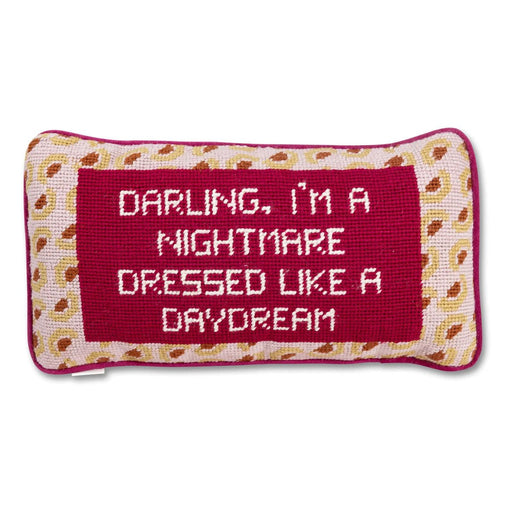 Dressed Like a Daydream Needlepoint Pillow - Lockwood Shop - Furbish Studio