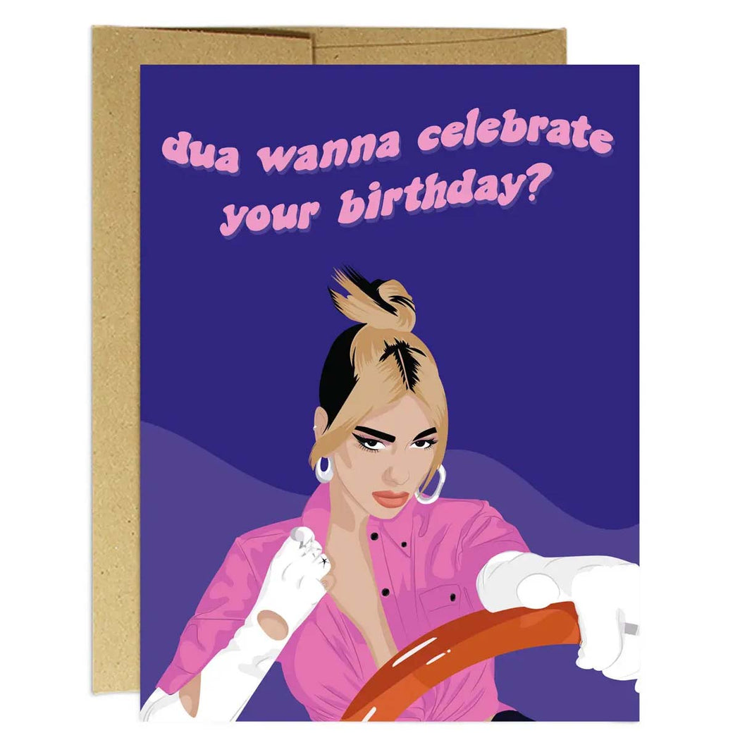 Dua Wanna Party Birthday Card - Lockwood Shop - Party Mountain Paper