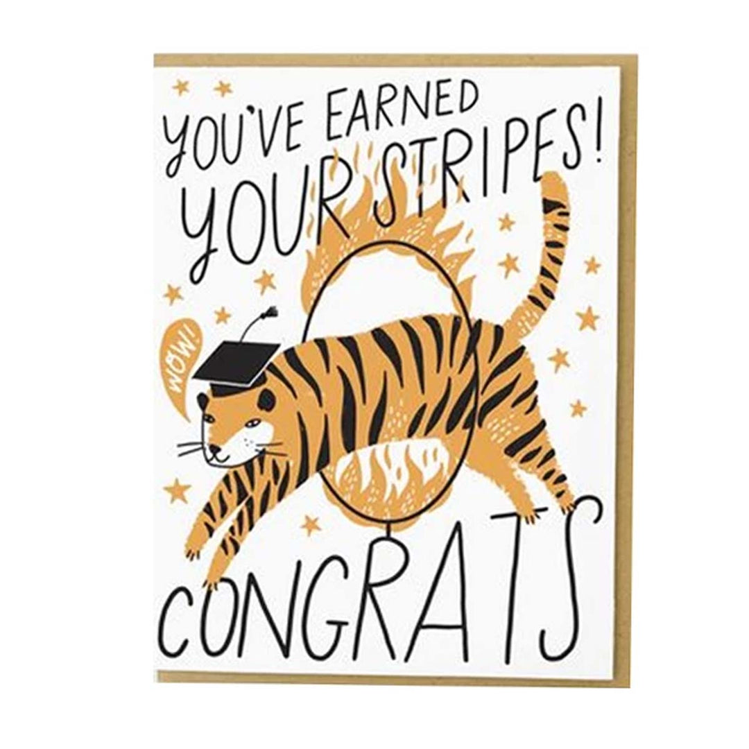 Earned Ur Stripes Greeting Card - Lockwood Shop - Hello Lucky