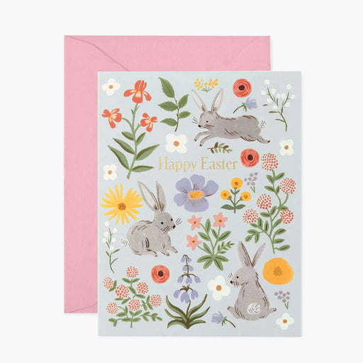 Easter Bunny Fields Greeting Card - Lockwood Shop - Rifle