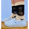 Eat Shit & Die Women's Crew Socks - Lockwood Shop - Groovy Things co