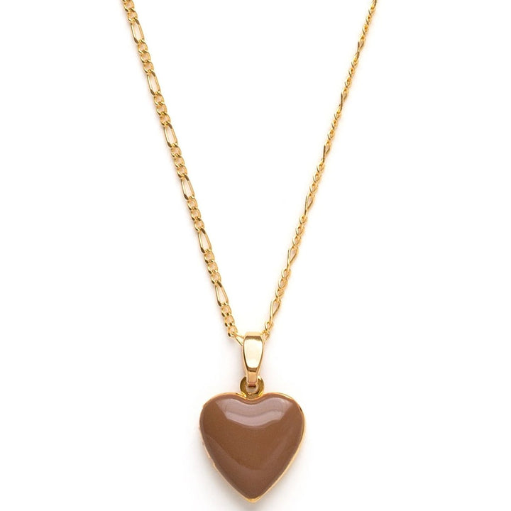 Enamel Heart Locket - Lockwood Shop - Amano
