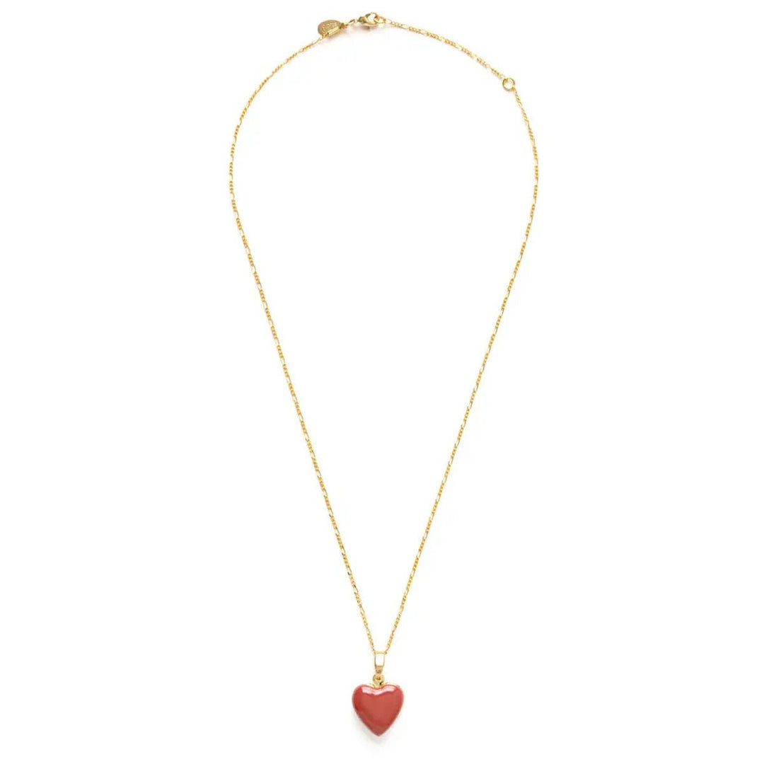 Enamel Heart Locket - Lockwood Shop - Amano