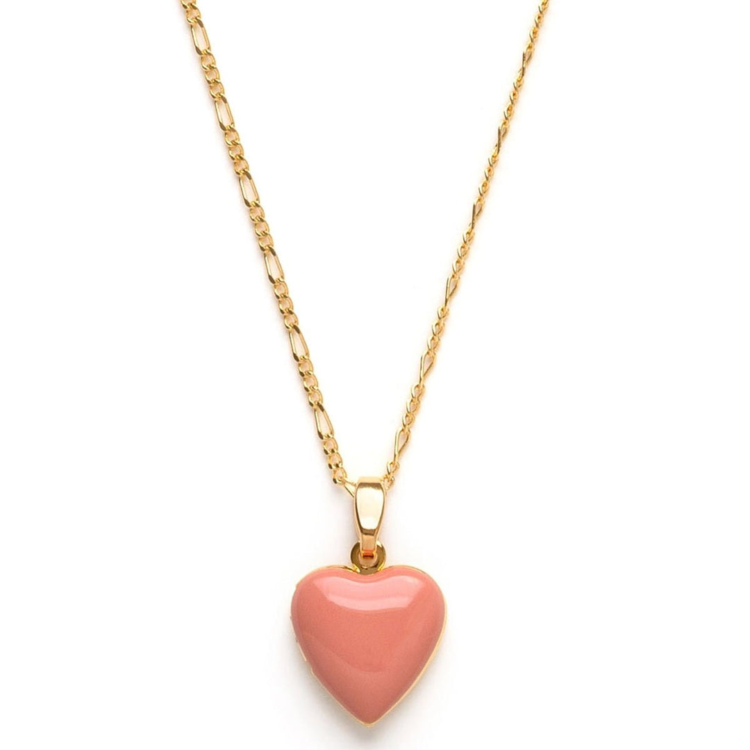 Enamel Heart Locket - Lockwood Shop - Amano