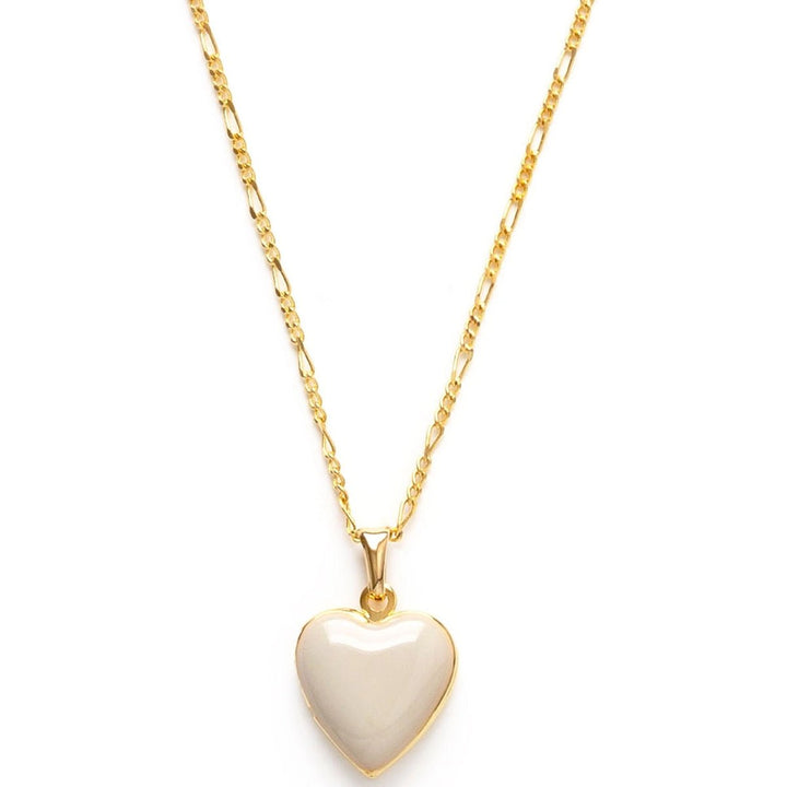 Enamel Heart Locket - Lockwood Shop - Amano