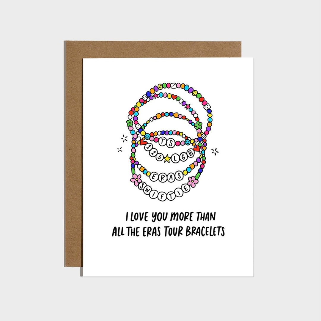 Eras Friendship Bracelet Greeting Card - Lockwood Shop - Brittany Paige