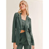 Evergreen Blazer in Dark Green - Lockwood Shop - Sadie & Sage