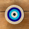 Evil Eye Beaded Coaster- Blue - Lockwood Shop - Essence NY Inc