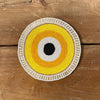 Evil Eye Beaded Coaster- Yellow - Lockwood Shop - Essence NY Inc