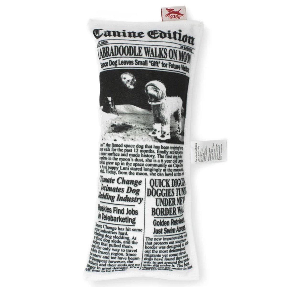 Fake News Doggy Toy - Lockwood Shop - Kikkerland