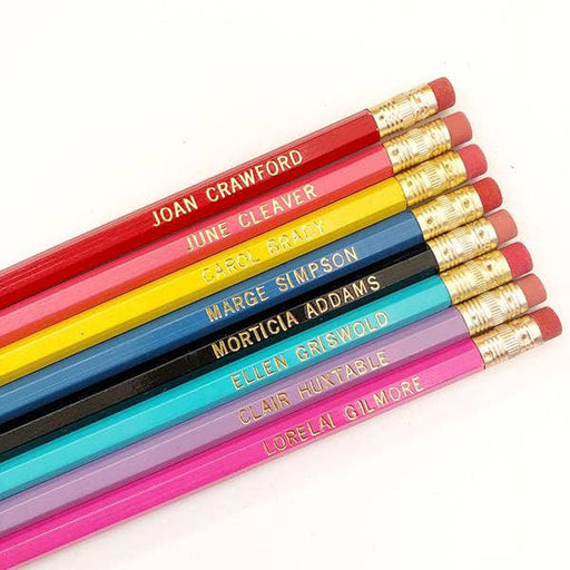 Famous Moms Pencils - Lockwood Shop - Calliope Pencil Factory