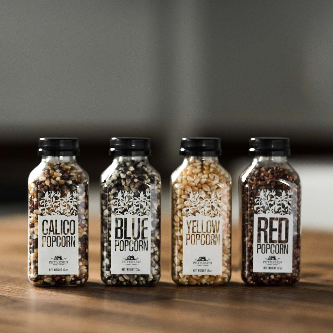 Farm Fresh Bottled Popcorn - Lockwood Shop - Petersen Family Farm