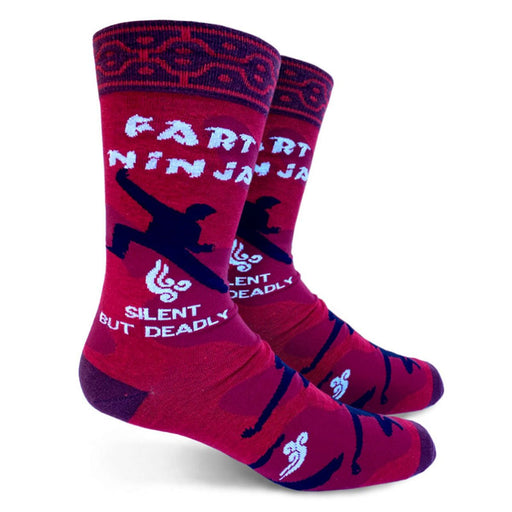 Fart Ninja Men's Crew Socks - Lockwood Shop - Groovy Things co