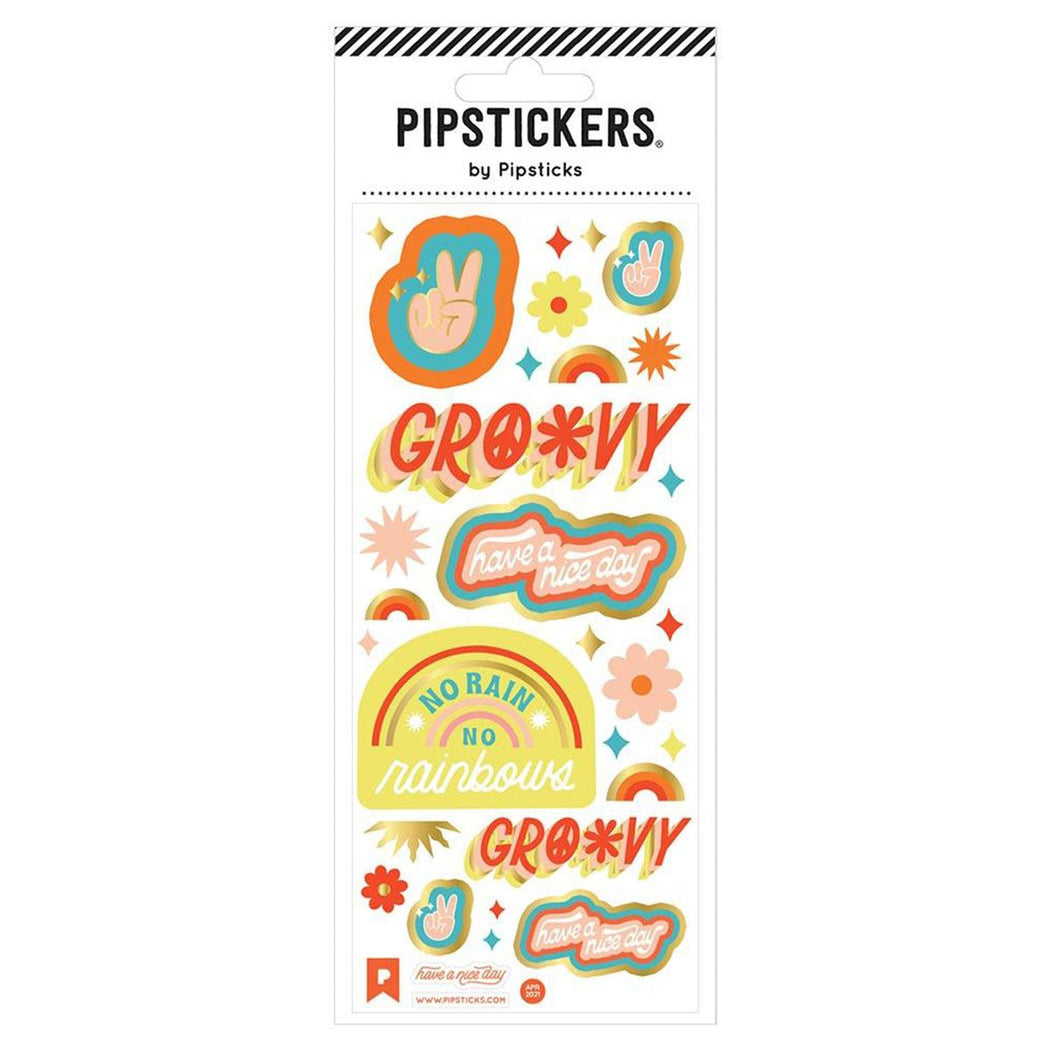 Feeling Groovy Sticker Sheet - Lockwood Shop - Pipsticks