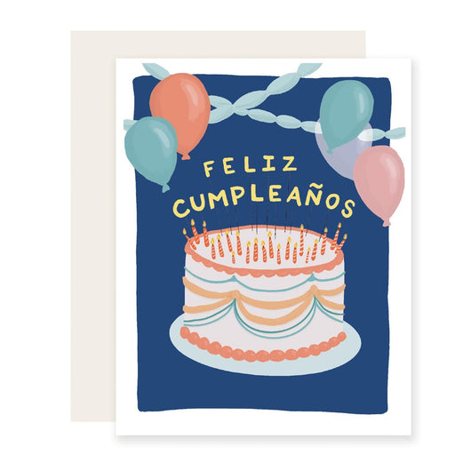 Feliz Cake Greeting Card - Lockwood Shop - Slightly Stationery