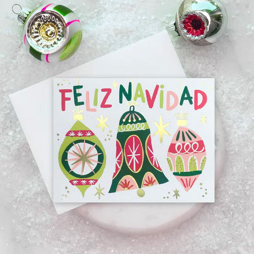 Feliz Ornaments Greeting Card - Lockwood Shop - Idlewild Co