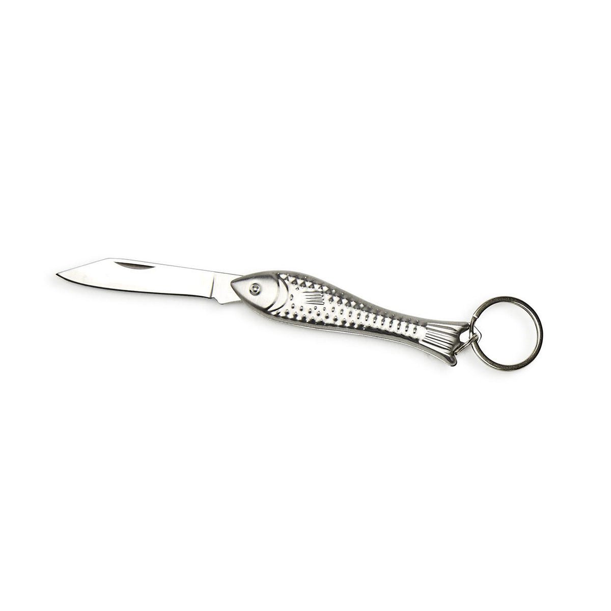 Fish Pocket Knife with Key Chain Attachment in Gift Box - Lockwood Shop - Twos Company