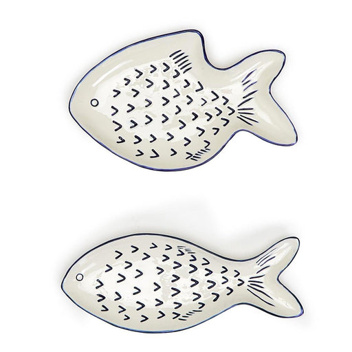 Fish Shaped Tid Bit Plate - Lockwood Shop - Twos Company