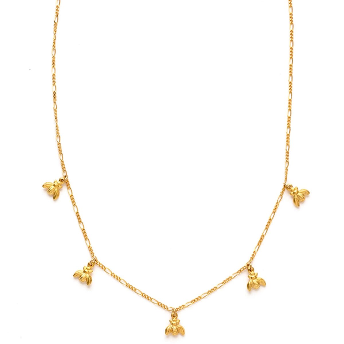 Five Charm Necklace - Bees - Lockwood Shop - Amano