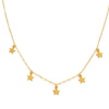 Five Charm Necklace - Stars - Lockwood Shop - Amano