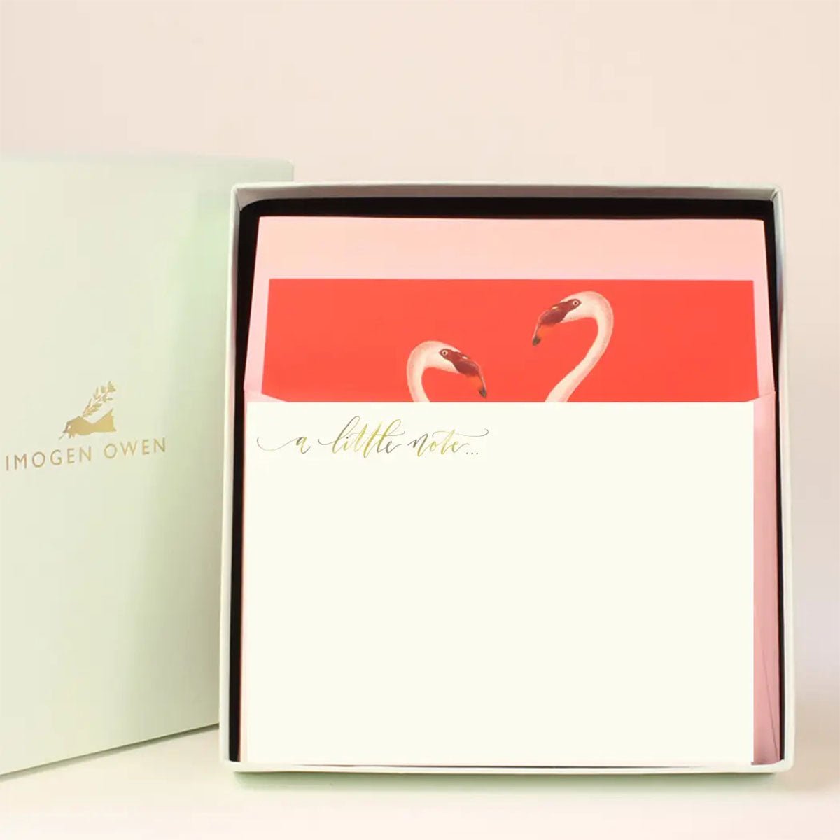 Flamingo Luxury Writing Set - Lockwood Shop - Imogen Owen