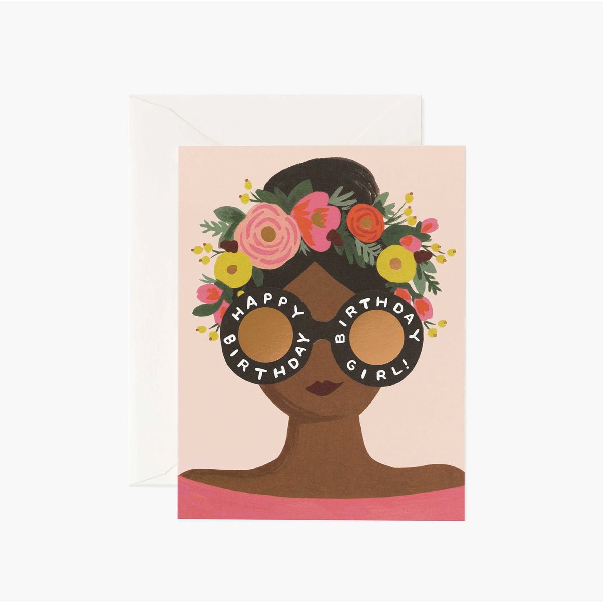 Flower Crown Birthday Greeting Card - Lockwood Shop - Rifle