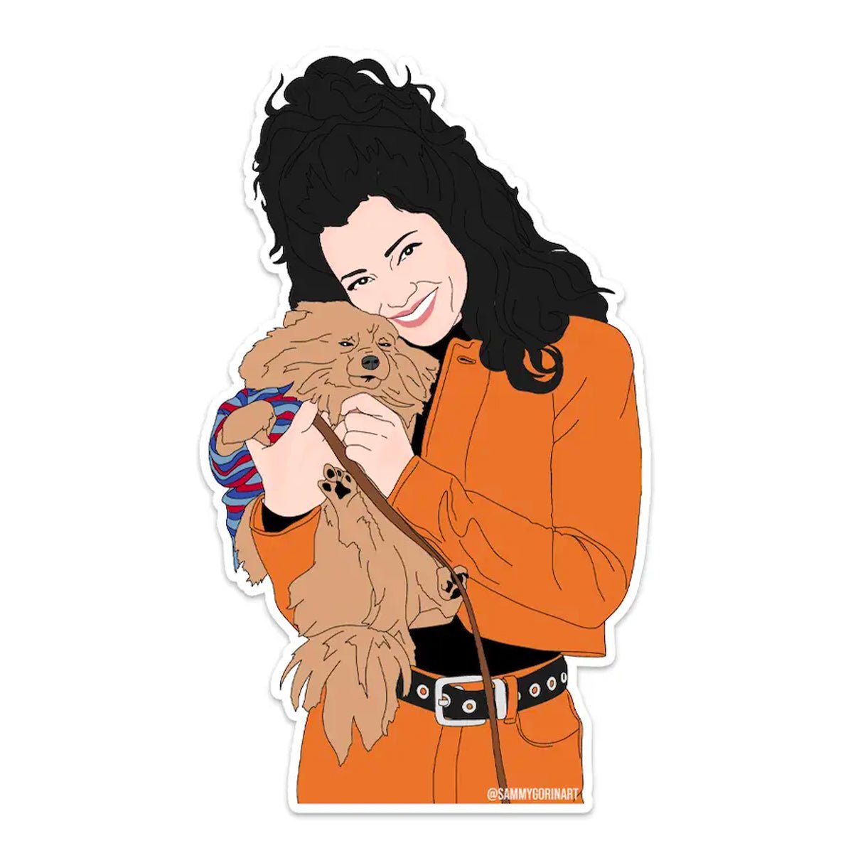 Fran & Chester Fine Sticker - Lockwood Shop - Sammy Gorin