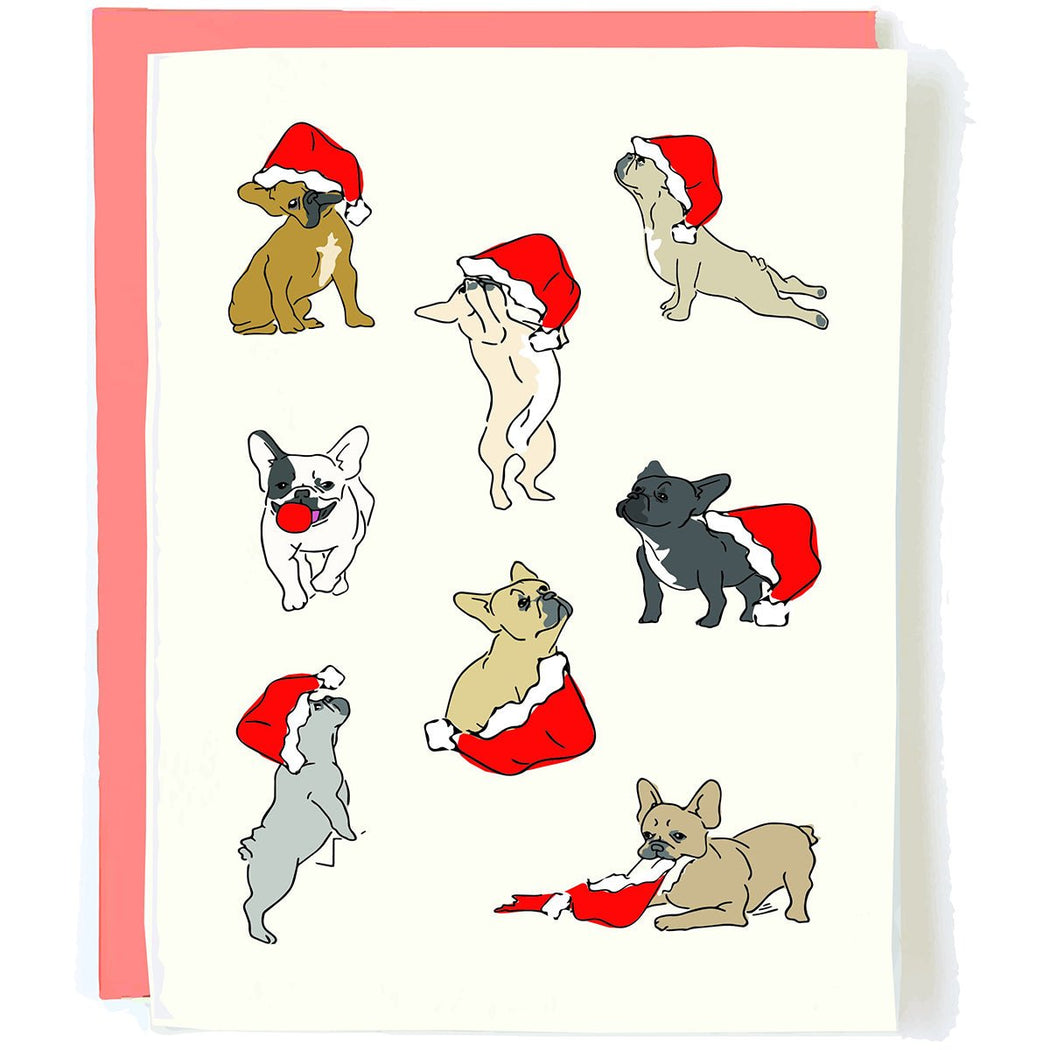 Frenchies Holiday Card - Lockwood Shop - Pop Paper