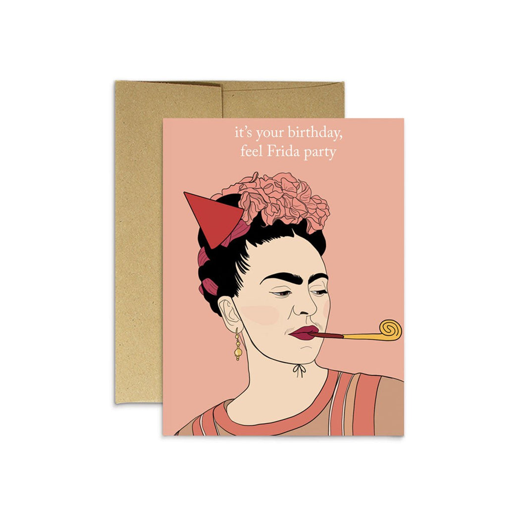 Frida Party Birthday Card - Lockwood Shop - Party Mountain Paper