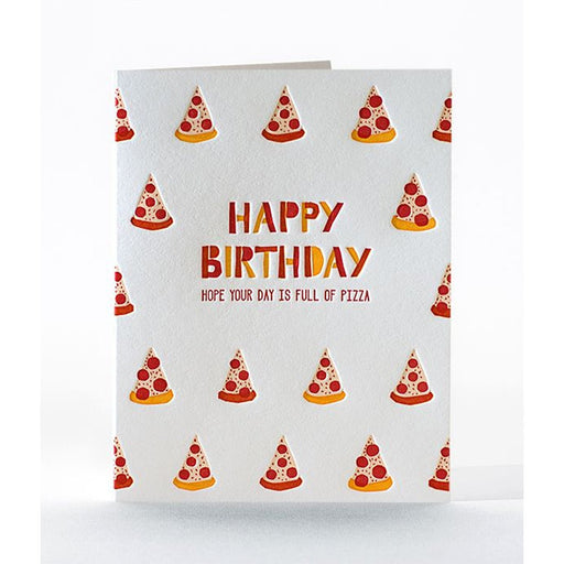 Full of Pizza Birthday Card - Lockwood Shop - elum