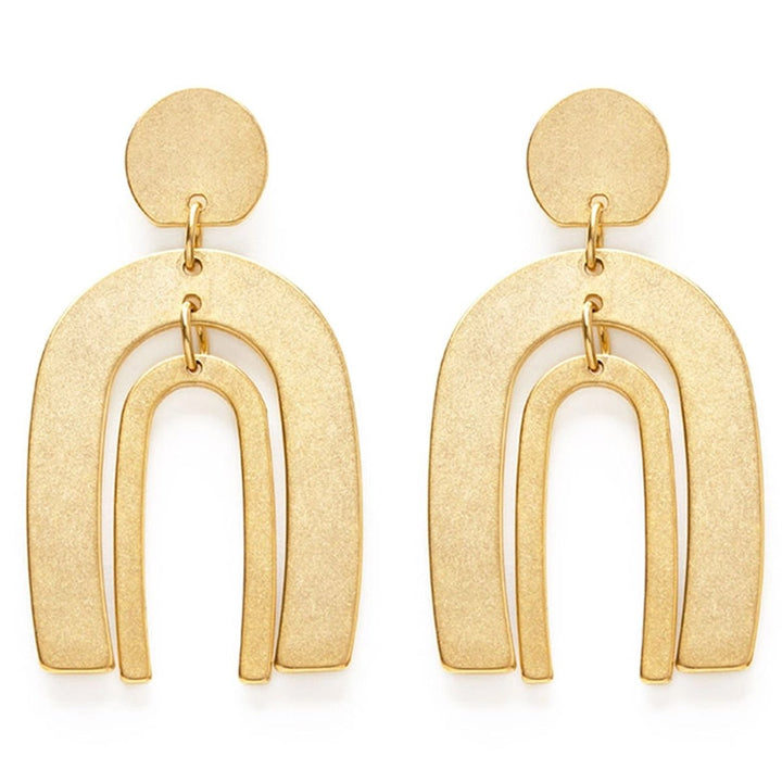 Geometric Collage Earring - Arches - Lockwood Shop - Amano