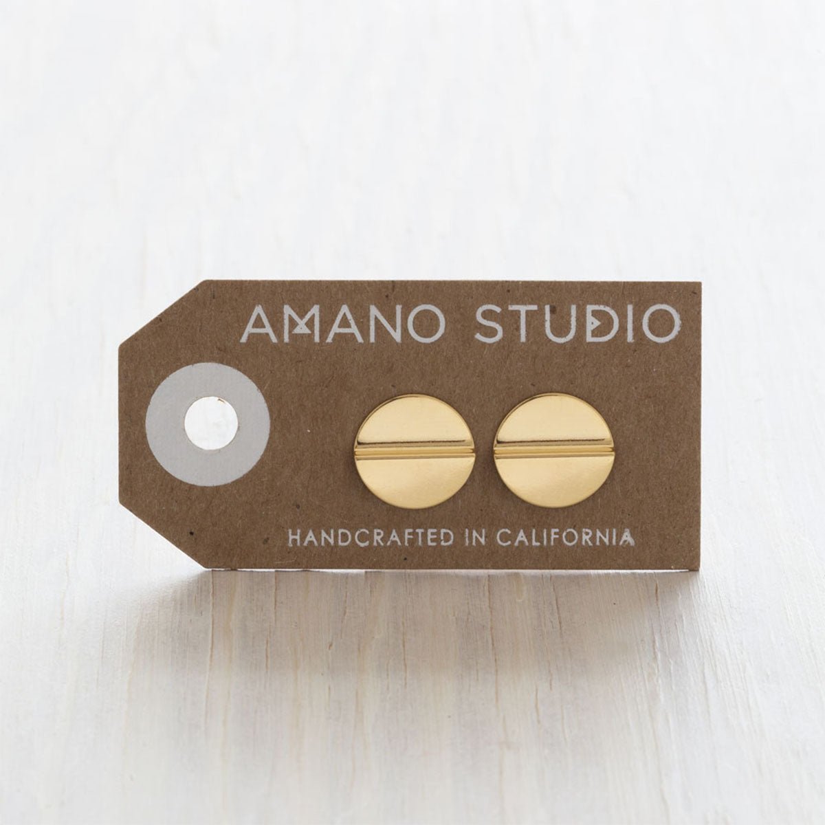 Gold Amano Studs - Mod Disk - Lockwood Shop - Amano