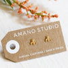 Gold Amano Studs - Tiny Bee Studs - Lockwood Shop - Amano